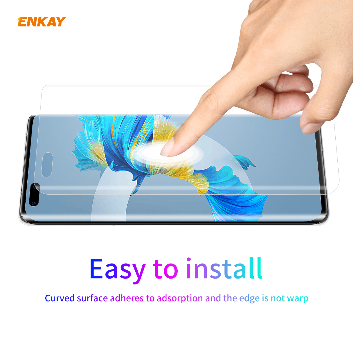 Enkay-for-Huawei-Mate-40-Pro--40-Pro--40-RS-Front-Film-High-Definition-3D-Curved-Edge-Hot-Blending-F-1783592-6